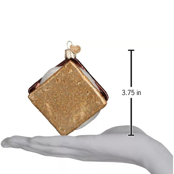 S'More Campfire Snack Old World Christmas Glass Ornament - Picture 7 of 8